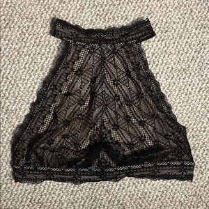 Free People Black Lace Intimate